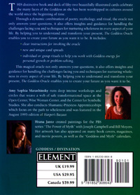 The Goddess Oracle, back cover